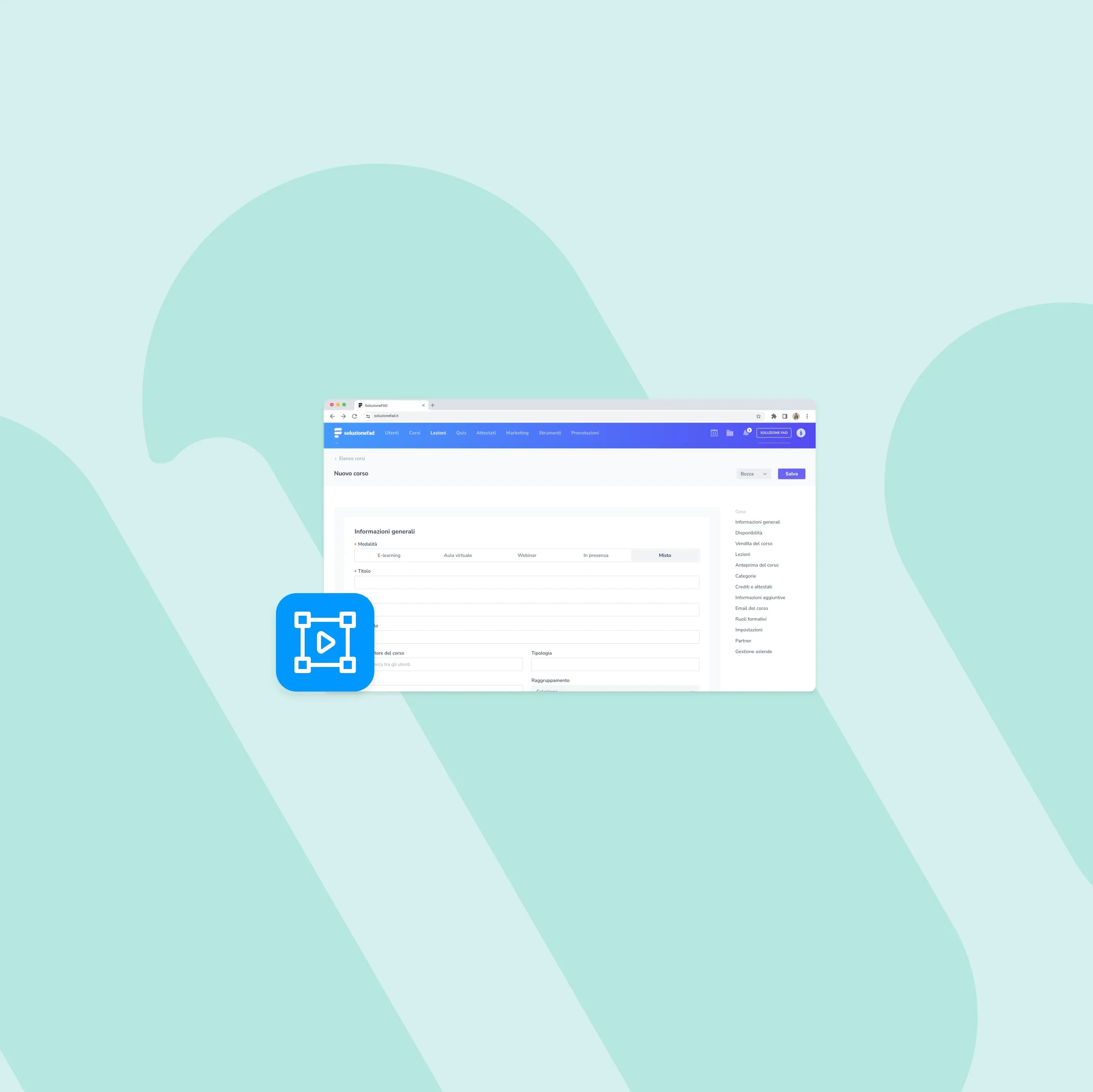 Creazione corsi e percorsi formativi in modalità FAD e blendend